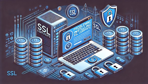 مشكلة في تثبيت شهادة SSL