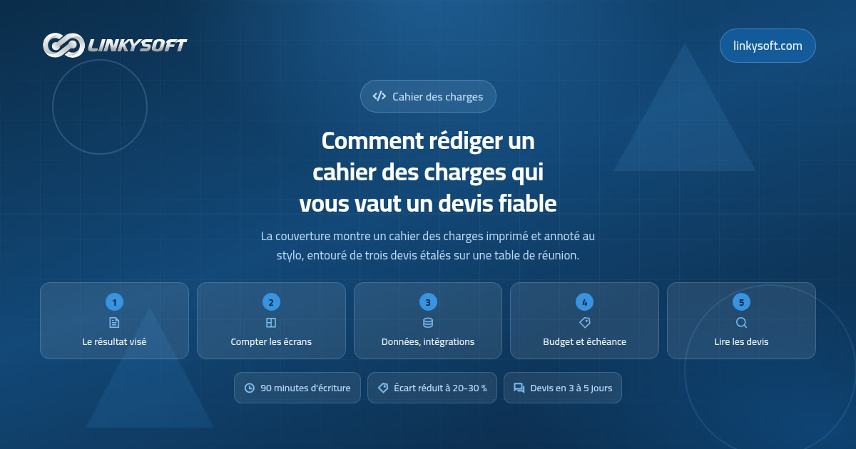 Comment rédiger un cahier des charges qui vous vaut un devis fiable